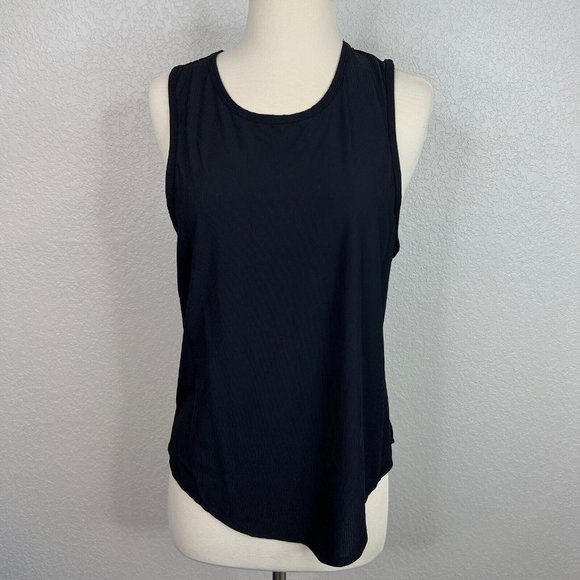 ZYIA Tops Zyia Active Tank Top Black Size M Ribbed Sleeveless